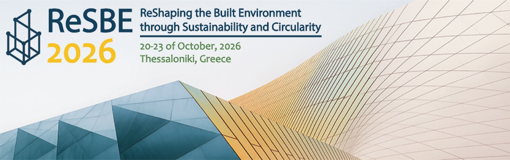 ReSBE 2026 Conference – ReShaping the Built Environment through ...